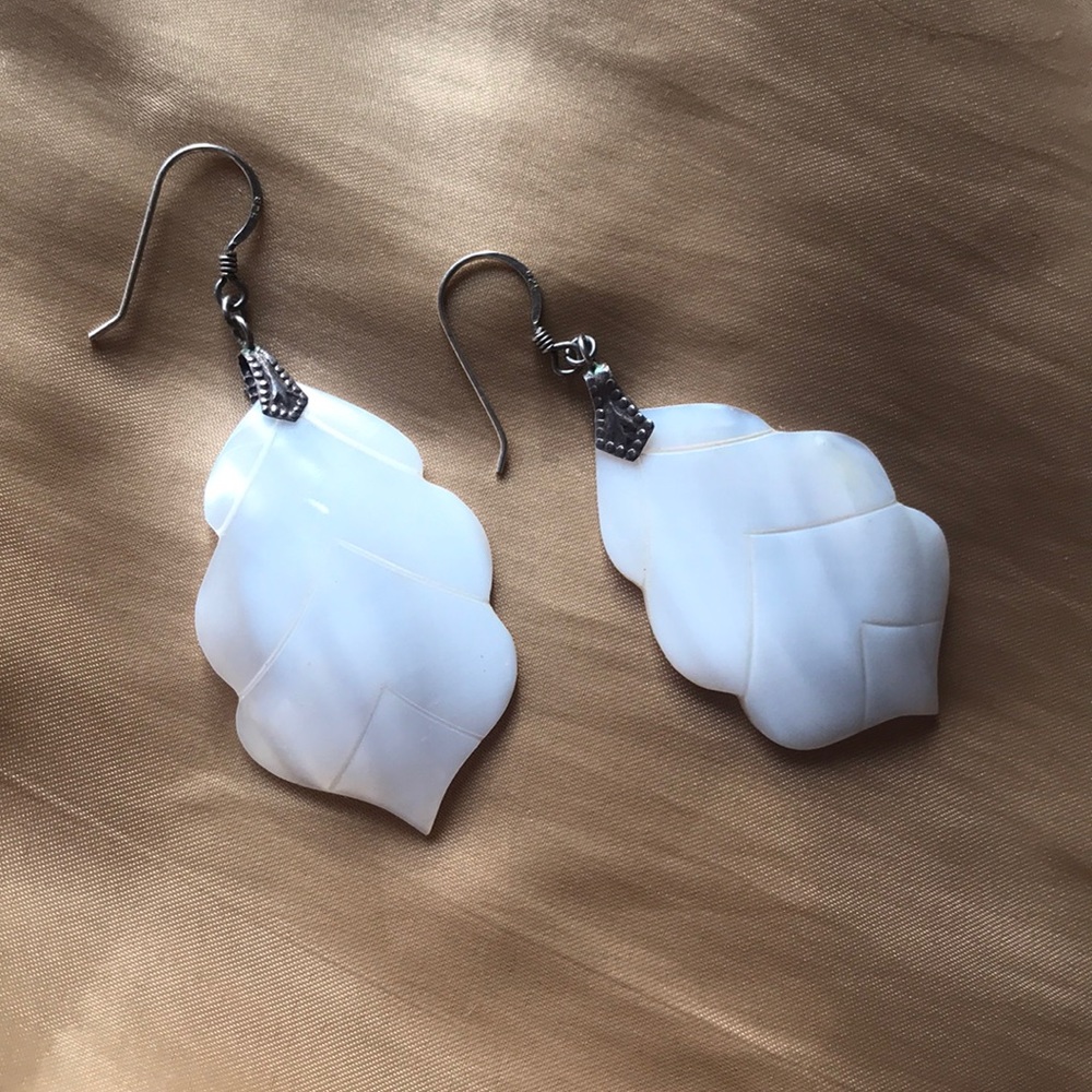 Vintage porcelain earrings